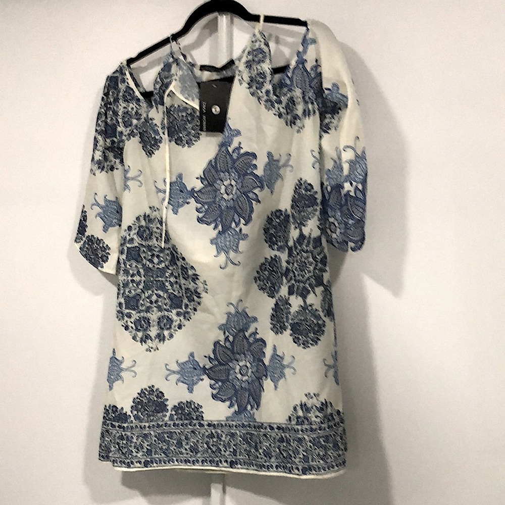 Cold shoulder swimming coverup